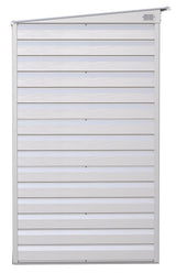 Select Galvanized Steel Storage Shed, Flute Grey, 6-ft x 4-ft