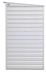Select Galvanized Steel Storage Shed, Flute Grey, 6-ft x 4-ft