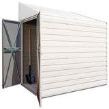 Yardsaver Electro Galvanized Steel Storage Shed, 4-ft x 7-ft