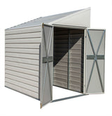 Yardsaver Electro Galvanized Steel Storage Shed, 4-ft x 7-ft