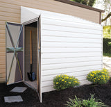 Yardsaver Electro Galvanized Steel Storage Shed, 4-ft x 7-ft