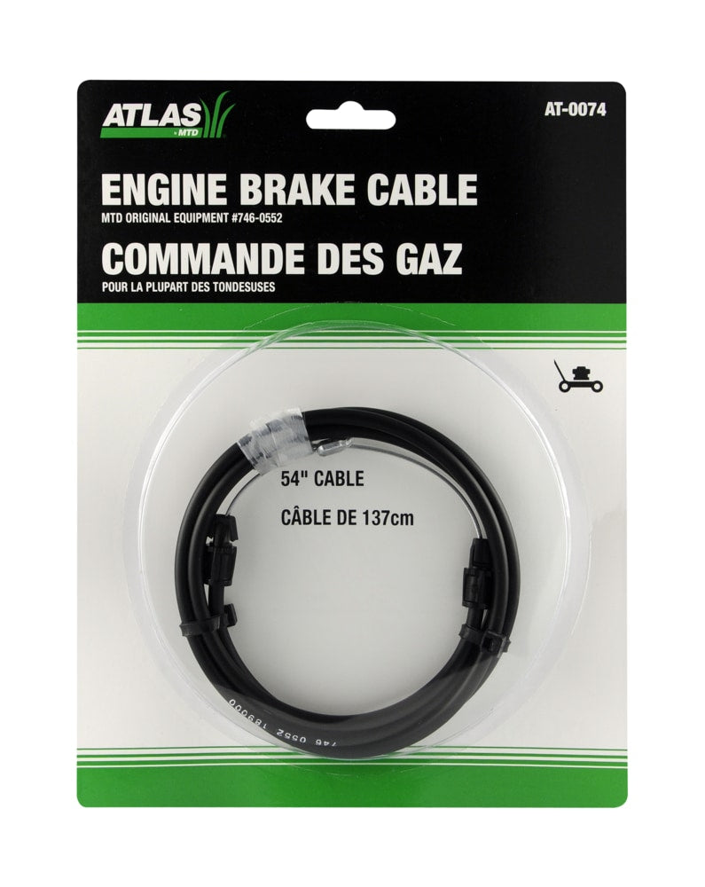Lawnmower Engine Replacement Brake Cable, 54-in A2038