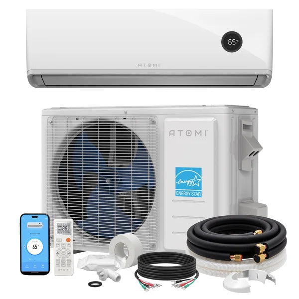 Atomi Tempestas Mini-Split Smart Air Conditioner + Heater H6368