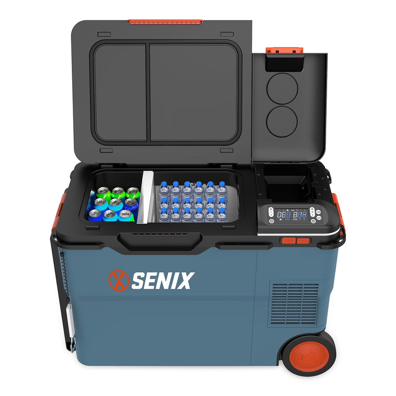 SENIX 26.4 Quart Portable Cooler/Warmer with Dual Mode Temperature Control, USB Ports, and Hybrid Power Options, Mini Fridge for Camping,... F7329