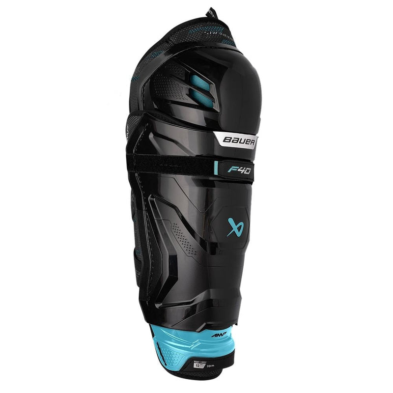Supreme F40 Hockey Shin Guards, Junior, Black, Assorted Sizes M8483