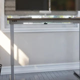 Bestar Upstand 61 cm x 122 cm (24 in. x 48 in.) Height Adjustable Desk with Dual Monitor Arm