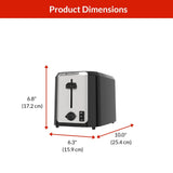 Extra Wide Slots Toaster with 7 Settings, 2-Slices