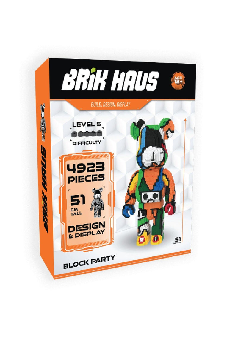 Brik Haus Block Party Construction Set, Large U434