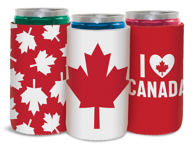 Canada Day Drink Cover Sleeves, Assorted Designs, 3-pk Y8955