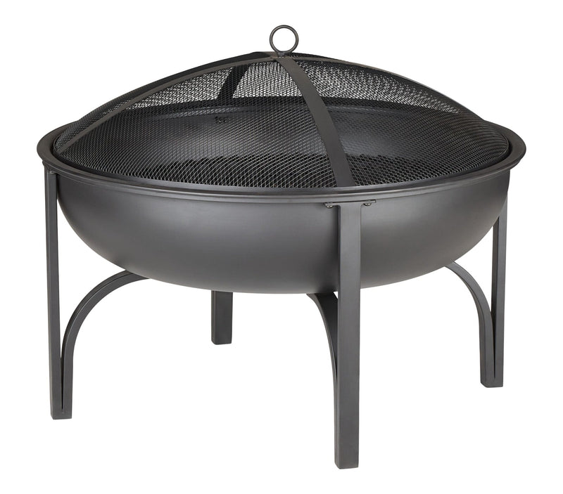 Blairmore Outdoor Wood Burning Fire Pit, 29-in, Black V159