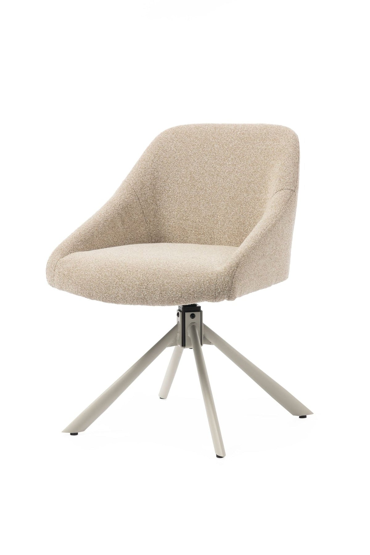 Chester Swivel Office Chair, Greige