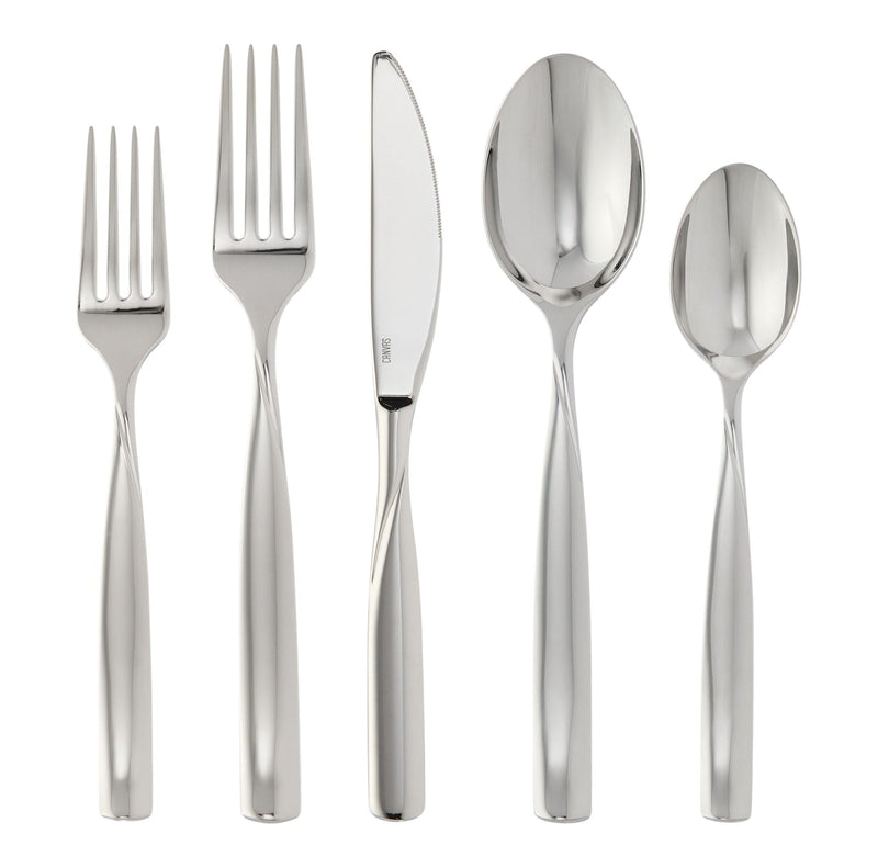 Enfield Twist Flatware Set, Stainless Steel, Serves 4, 20-pc C3195