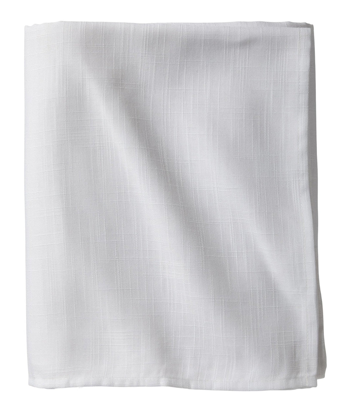 Essential Oatmeal Table Cloth, White, 60-in Width