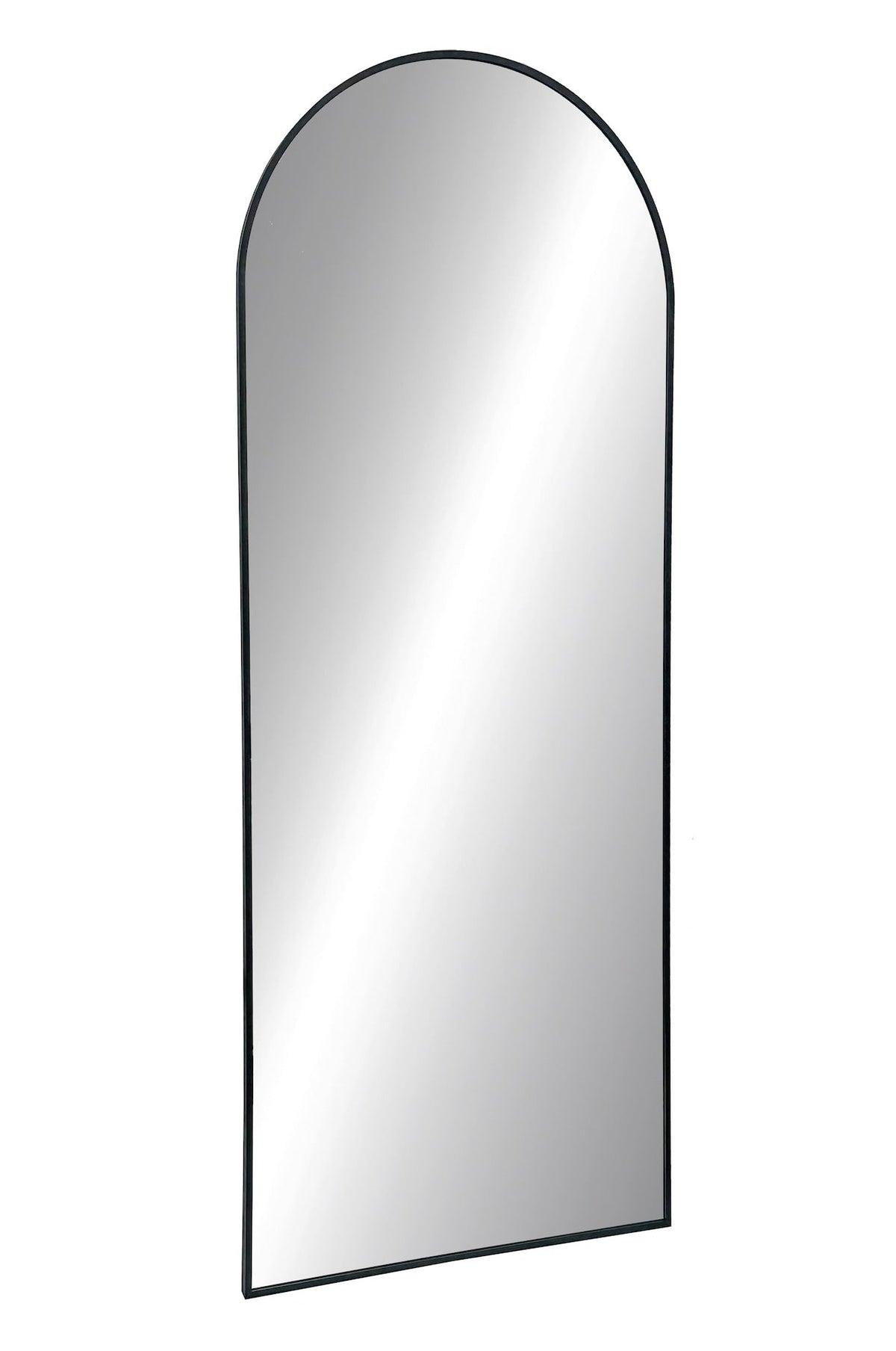 Faro Black Arch Miror with Stand, 24 x 60-in
