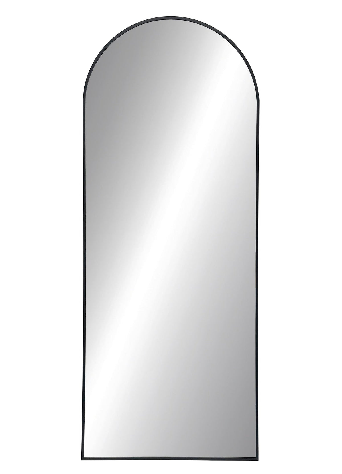 Faro Black Arch Miror with Stand, 24 x 60-in