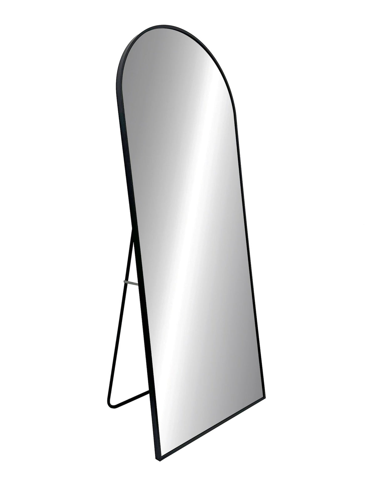 Faro Black Arch Miror with Stand, 24 x 60-in