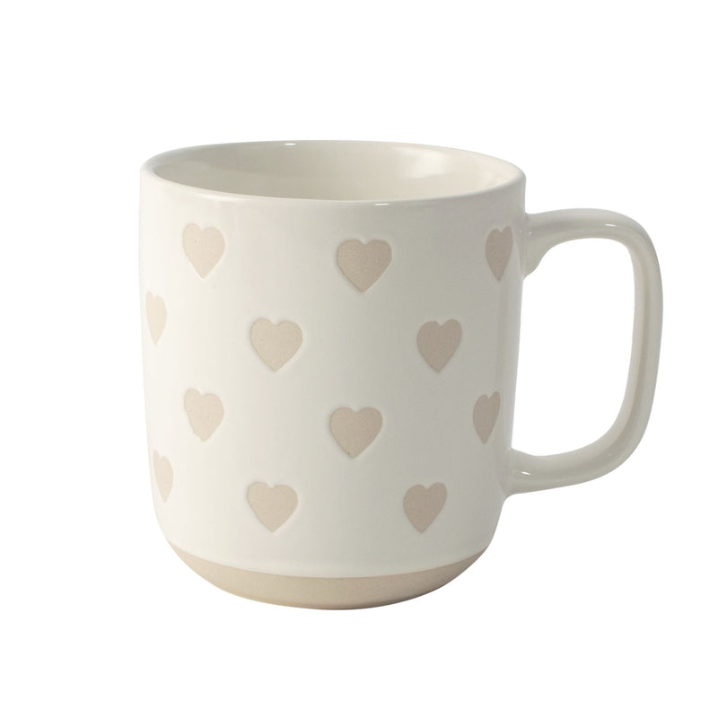 Heart Stoneware Mug, 13-oz S1044