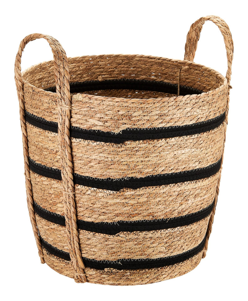 Henry Tall Woven Cotton Rope Storage Basket M1029
