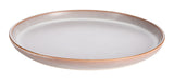Reactive Glaze Dinner Plate, 1-pc, White
