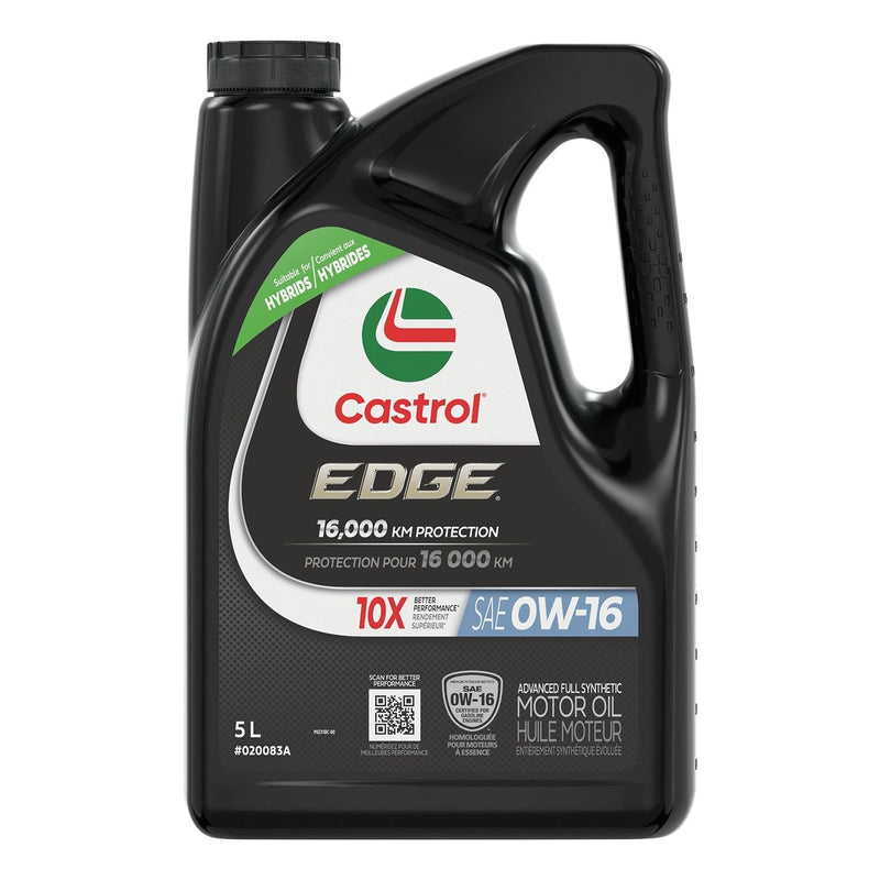 EDGE 0W16 Advanced Synthetic Motor Oil, 5-L O4725