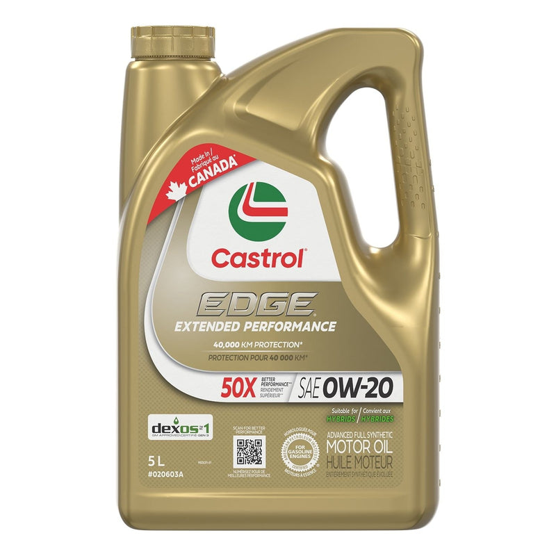 EDGE Extended Performance 0W20 Synthetic Engine/Motor Oil, 5-L S9841