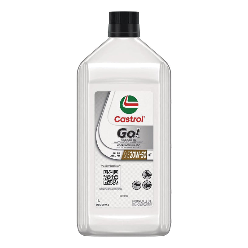 Go! 4-Stroke 4T Motorcycle Oil 20W50, 946-mL J8300