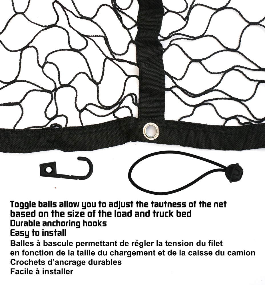 Adjustable Truck Cargo Net, 55-in x 78-in