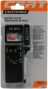 Universal Battery Tester / Checker, AAA, AA, C, D, 9V