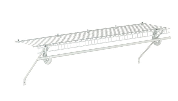 Superslide Wall Shelf Kit with Installation Hardware, 4-ft x 12-in P8240