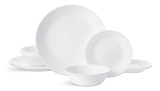 Winter Dinnerware Set, Serves 4, 12-pc, Frost White