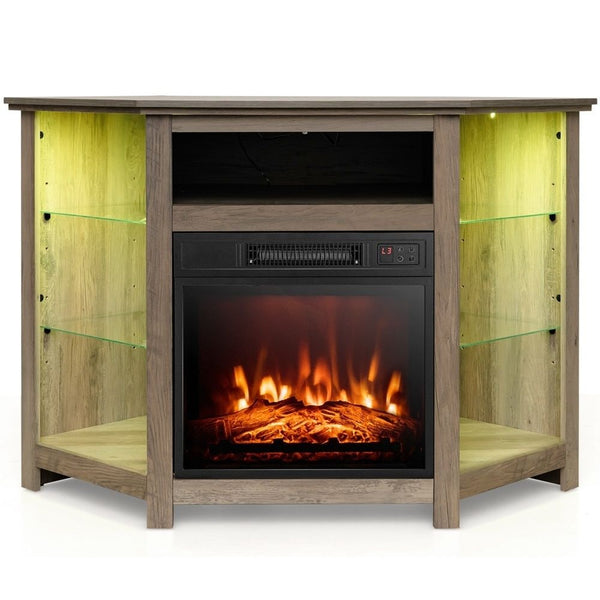 Fireplace TV Stand with Led Lights and 18" M5152