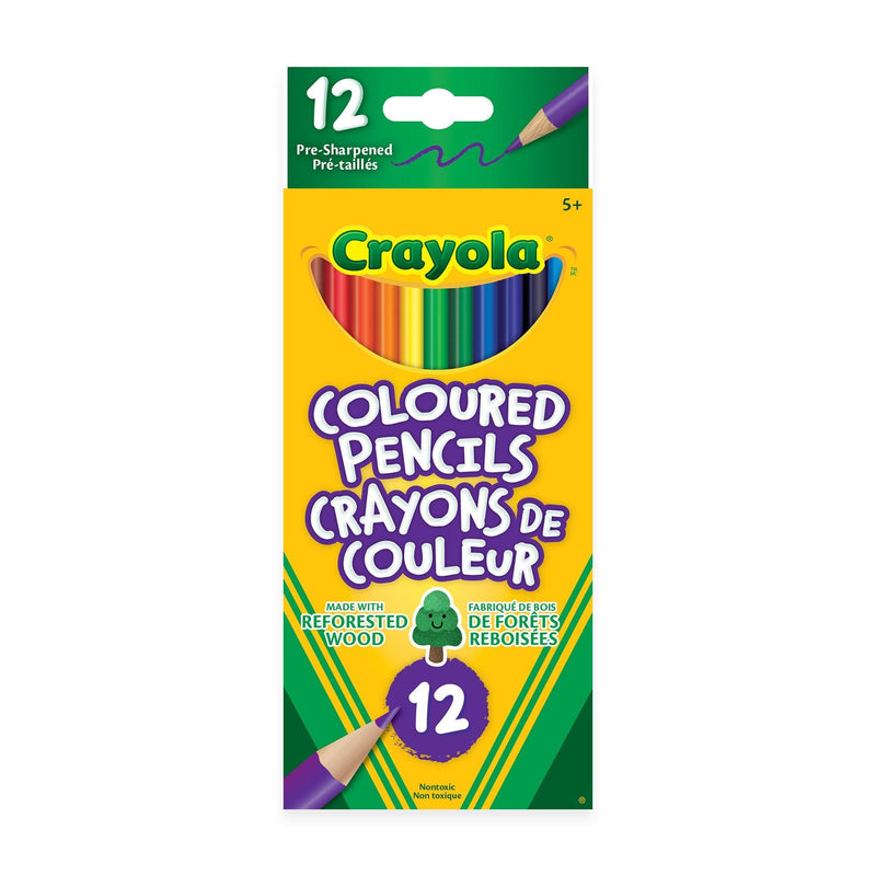 Coloured Pencils, 12 Pieces, Multicolour R2392