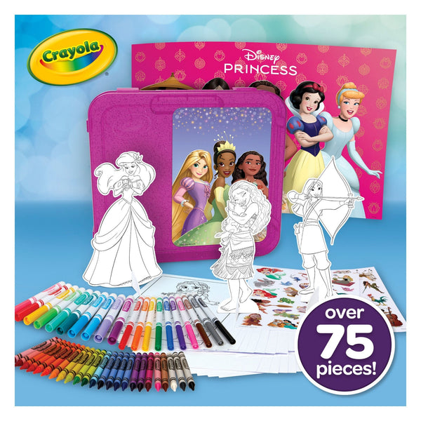 Princess Art Case, Arts & Crafts Kit for Kids, 79-pc, Ages 5+ Q4110