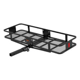 18151 60 x 20-Inch Basket Hitch Cargo Carrier, 500 lbs Capacity, Black Steel, 2-In Folding Shank