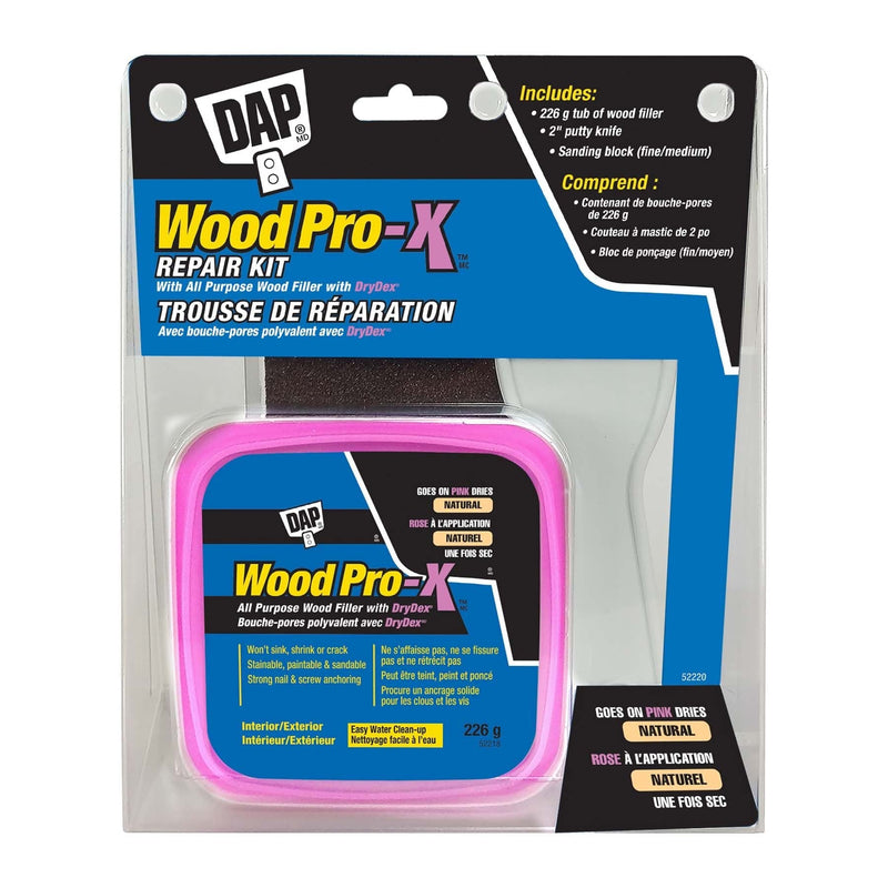 Wood PRo-X All Purpose Wood Filler Kit E5474