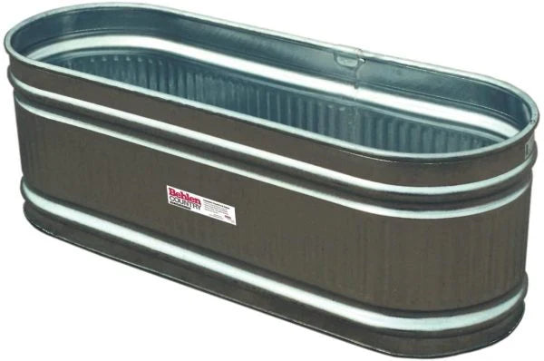 169-Gallon Galvanized Round-End Tank A7704