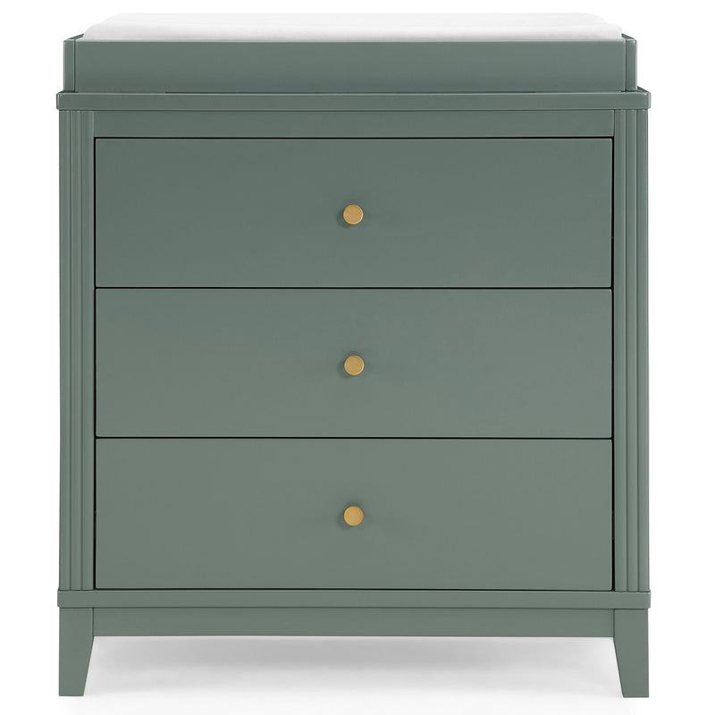 Eloise 3-Drawer Dresser with Changing Top, Grassy Glen O4187