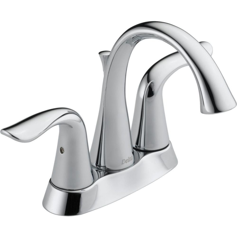 Faucet Lahara Double Handle 4-in Centerset Bathroom Sink Faucet with Pop-up Drain, Assorted Finishes