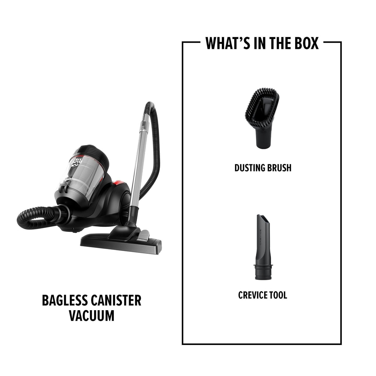 Multi-Surface Bagless Canister Vacuum