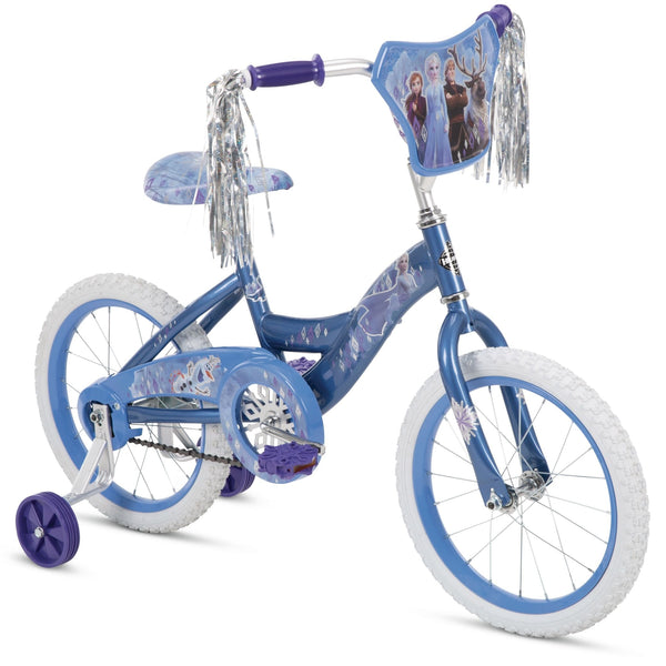 Frozen Kids' Bike, 16-in Wheel, Ice Blue/White J4711