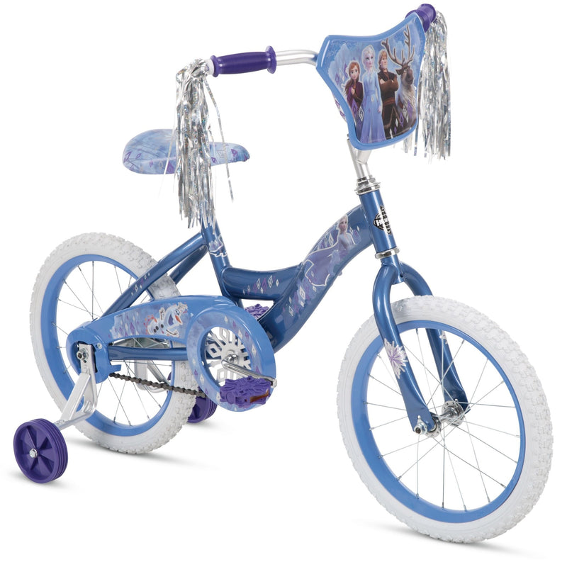 Frozen Kids' Bike, 16-in Wheel, Ice Blue/White P1655