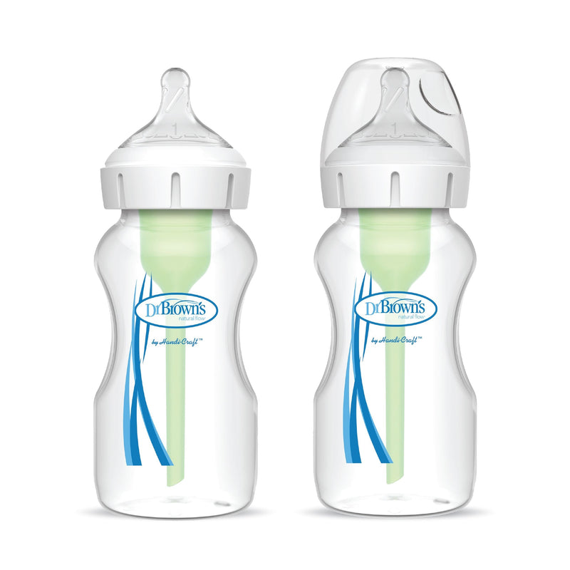 + Wide Neck Bottles, 9-oz, 2-pk I4696