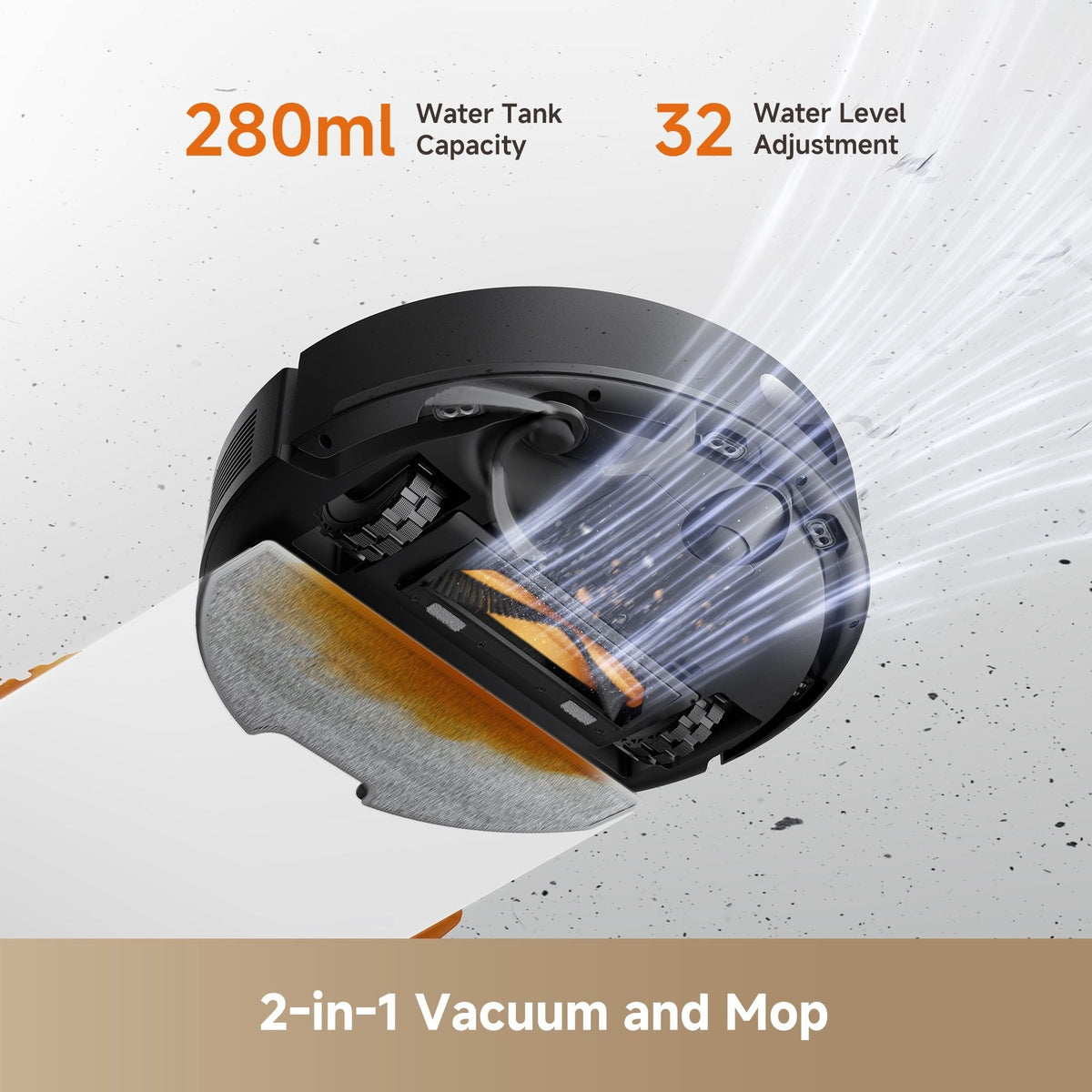 Dreame GoVac 205 Plus: 3-in-1 Vacuum Cleaner and Mop, Auto Empty