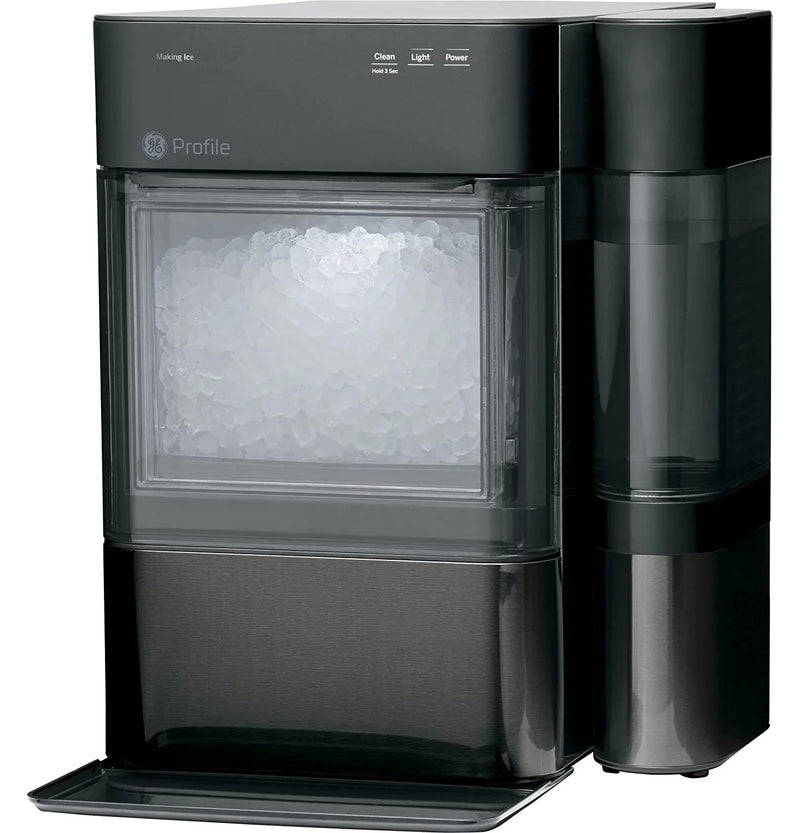 Countertop Nugget Ice Maker | Ice Machine with WiFi Connectivity | Smart Home Kitchen Essentials | Black Stainless H4681