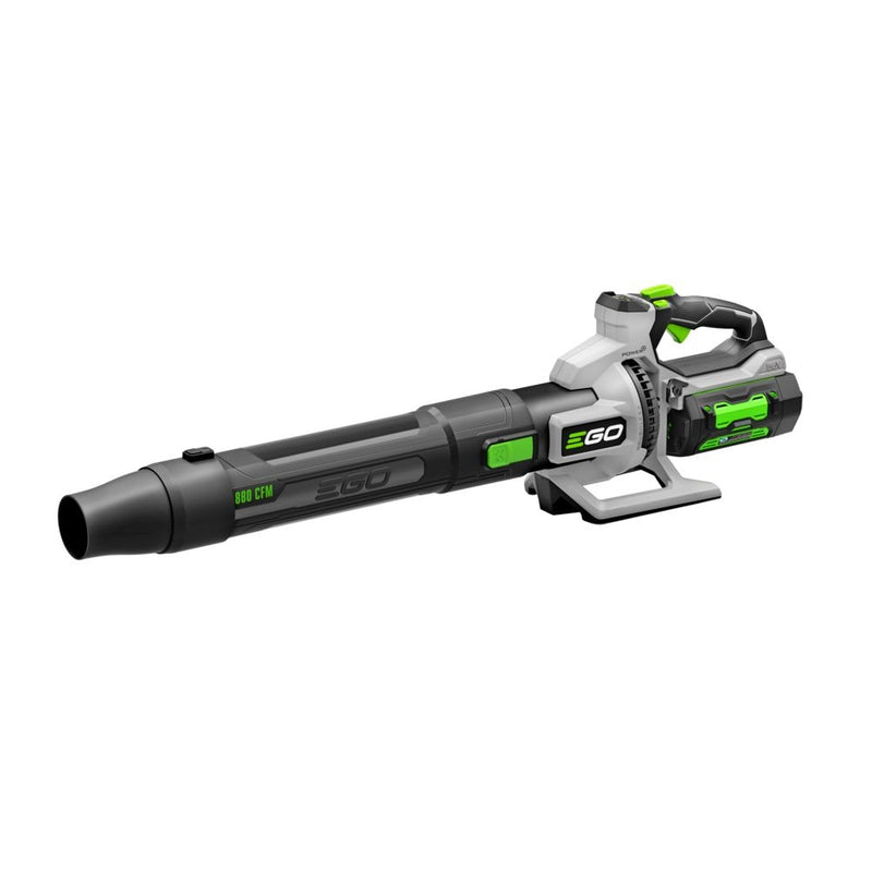 56V Brushless Cordless 880 CFM Carbon Fiber Leaf Blower Kit with (2) 4Ah Batteries and 320W Charger, LB8803-2 J2647