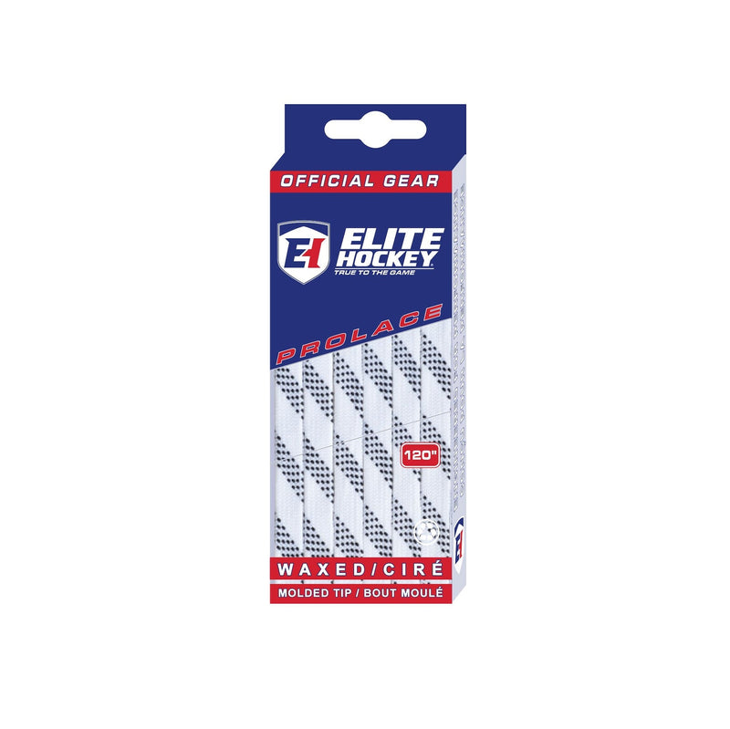 Hockey Prolace Skate Laces, Waxed, White, Assorted Sizes L3197