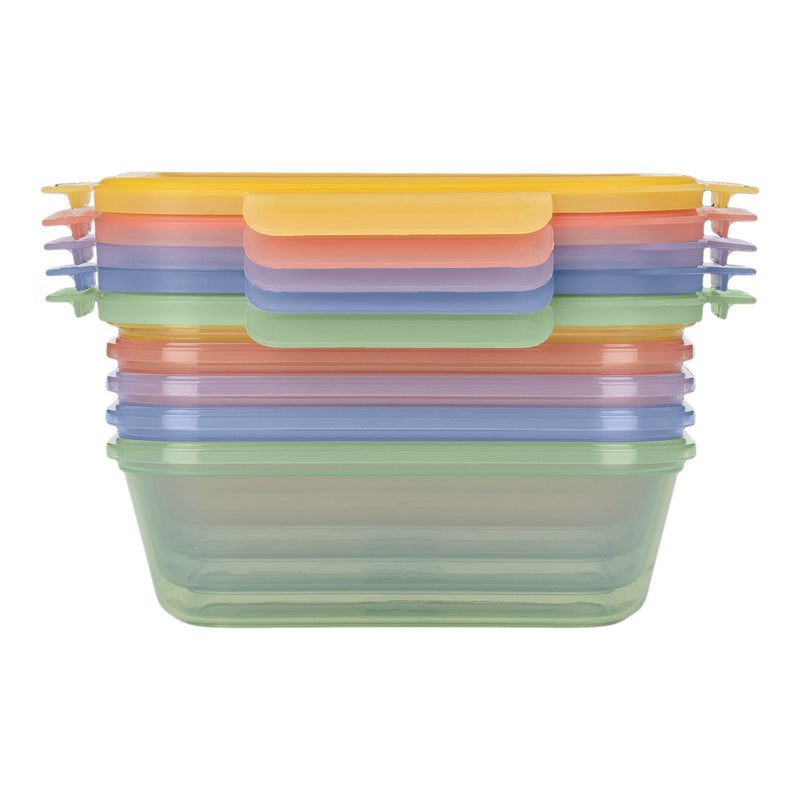 Snap & Nest Meal Prep Food Storage Container Set with Leakproof Lids, 10-pc V1037