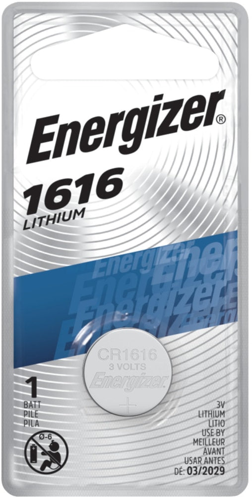 1-pk CR1616 DL1616 3V / 3 Volt Lithium Coin Cell Battery, Long Lasting, All Purpose P9226