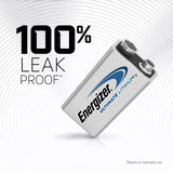 2-pk 9V / 9 Volt Lithium Batteries, EZ Turn Lock, PowerSeal