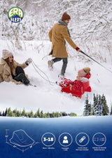 Toddler Snowflake Sled